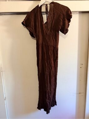 Final Touch Brown Jumpsuit